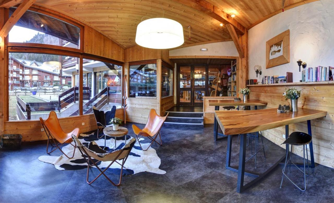 לה קונטמין מונז'ואה Chalet-Hotel La Chemenaz מראה חיצוני תמונה
