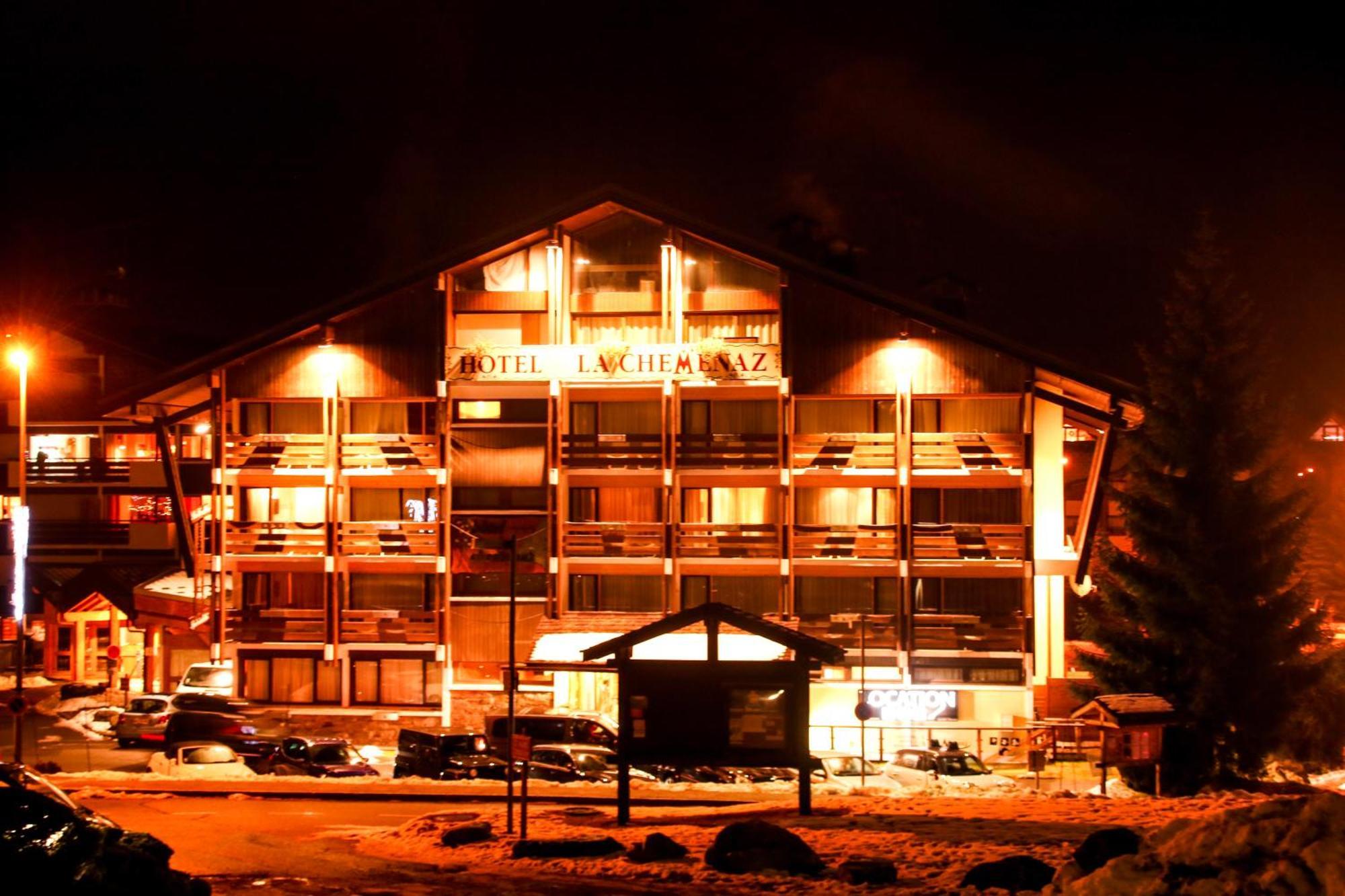 לה קונטמין מונז'ואה Chalet-Hotel La Chemenaz מראה חיצוני תמונה
